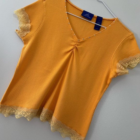 Y2K Rhinestone Shirt - Picture 6 of 7